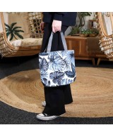 Bolsa Tropical Reutilizable para Compras 32x23x10 cm