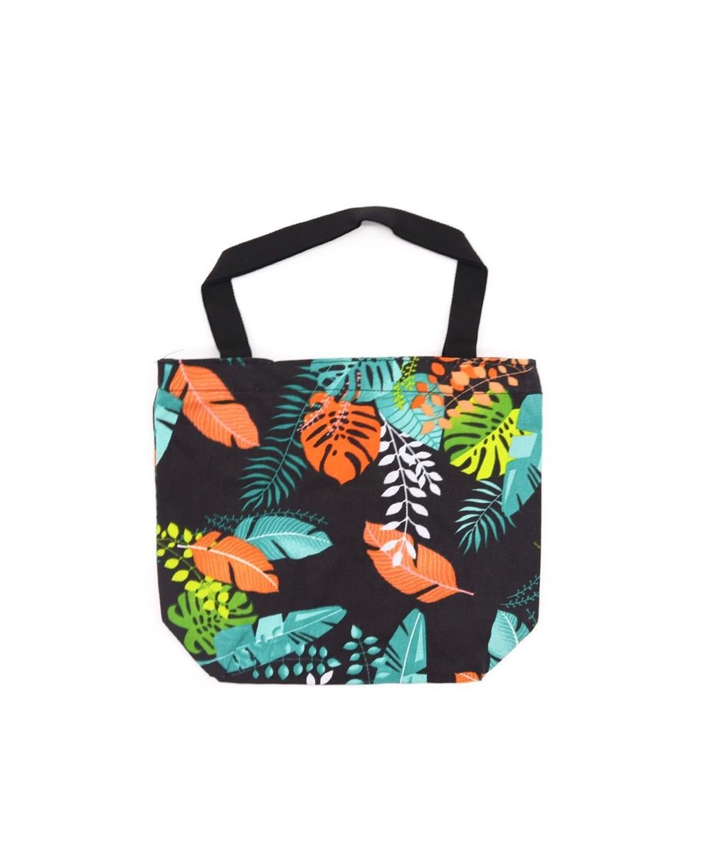 Bolsa Tropical Reutilizable para Compras 32x23x10 cm