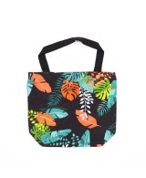 Bolsa Tropical Reutilizable para Compras 32x23x10 cm