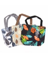 Bolsa Tropical Reutilizable para Compras 32x23x10 cm