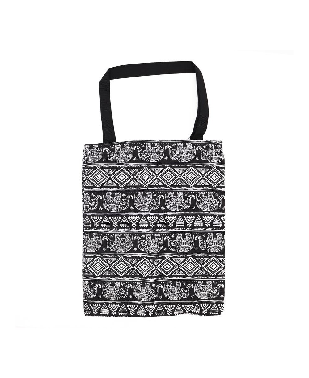 Bolsa Tote de Algodón con Cremallera 40x34 cm