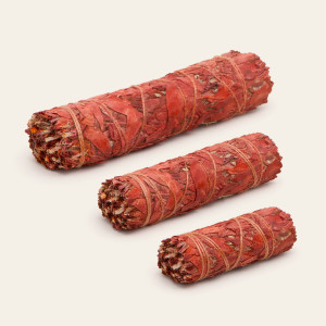 Atados de salvia sangre de dragón tres tamaños disponibles.