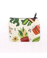 Monedero Textil con Cremallera 14x10 cm