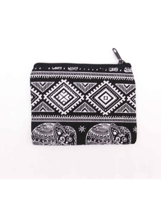 Monedero Textil con Cremallera 14x10 cm