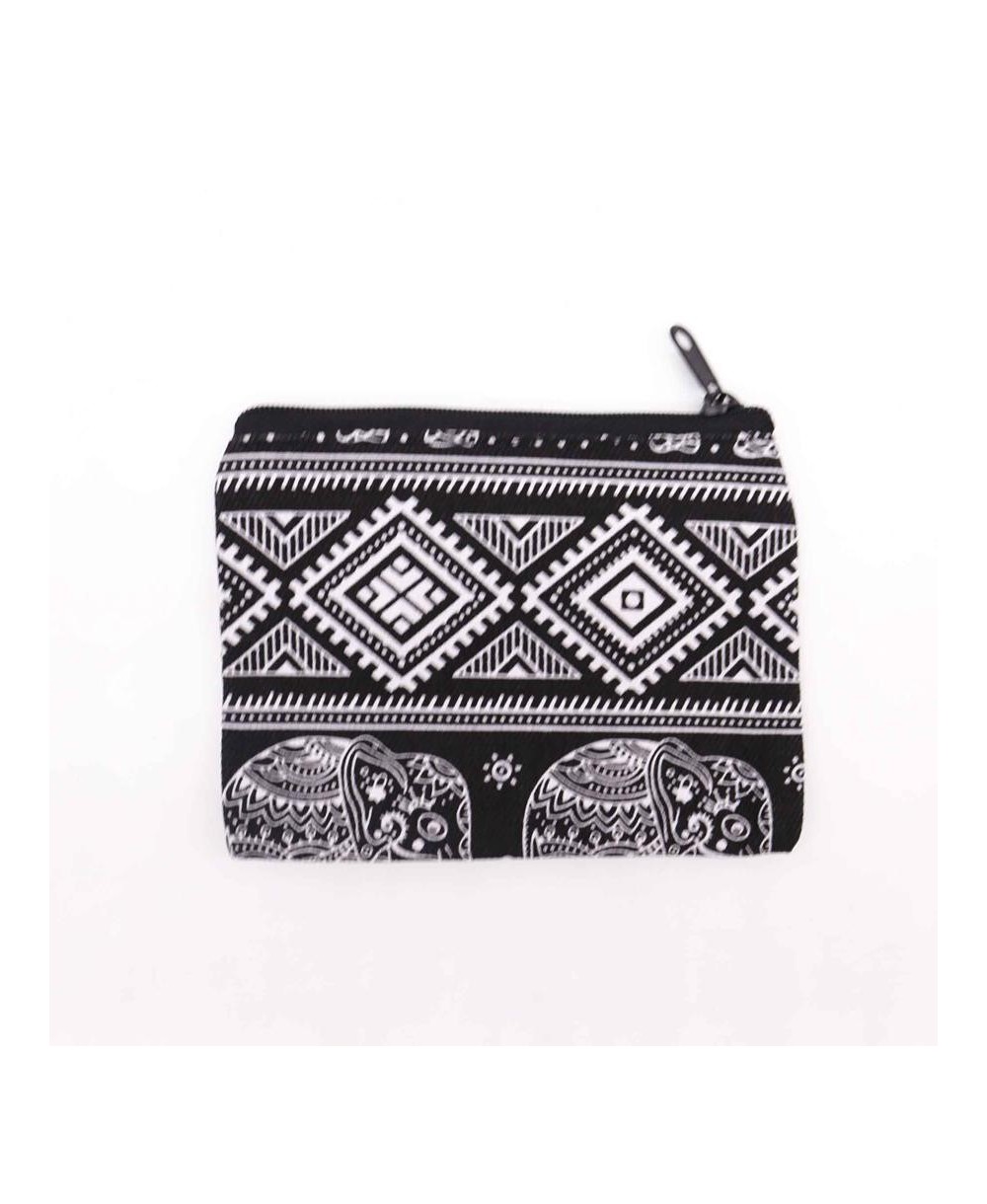 Monedero Textil con Cremallera 14x10 cm