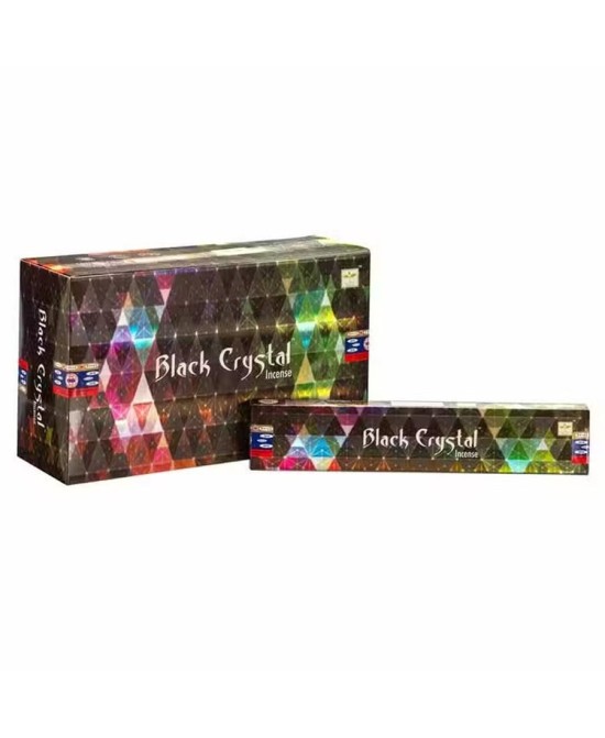 Incienso Aromático Black Crystal de Inspiración Mística