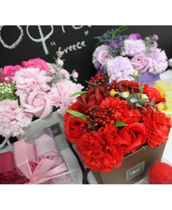 Ramo de Flores de Jabón Decorativo para Regalo Especial