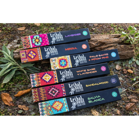 Varillas de incienso tribal soul disponible en 6 aromas.