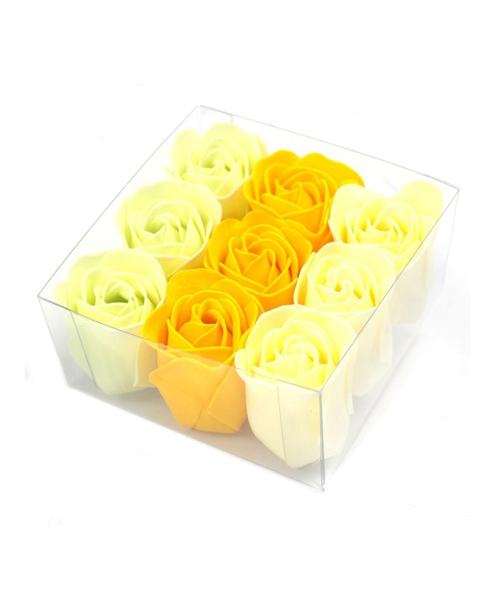 Set 9 Rosas de Jabón para Regalo y Baño