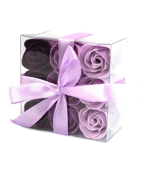 Set 9 Rosas de Jabón para Regalo y Baño