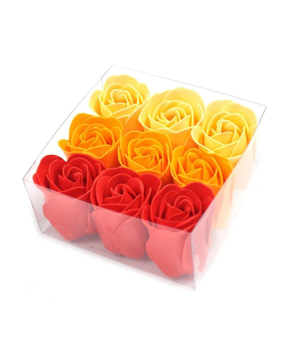 Set 9 Rosas de Jabón para Regalo y Baño