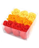 Set 9 Rosas de Jabón para Regalo y Baño