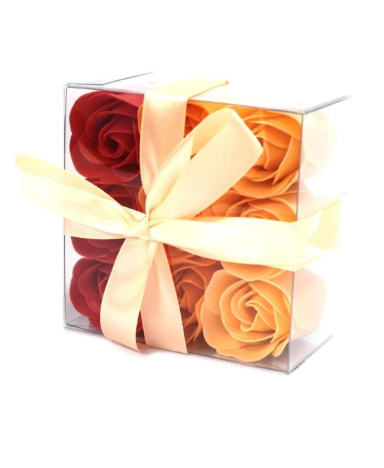 Set 9 Rosas de Jabón para Regalo y Baño