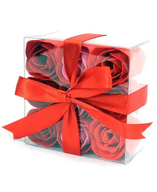 Set 9 Rosas de Jabón para Regalo y Baño