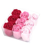 Set 9 Rosas de Jabón para Regalo y Baño