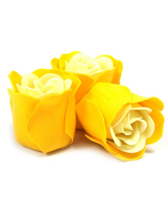 Set de 3 Rosas de Jabón en Caja Corazón para Regalo