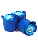 Set de 3 Rosas de Jabón en Caja Corazón para Regalo