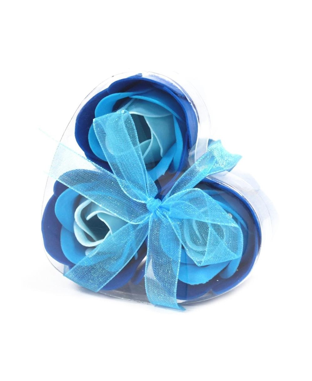Set de 3 Rosas de Jabón en Caja Corazón para Regalo