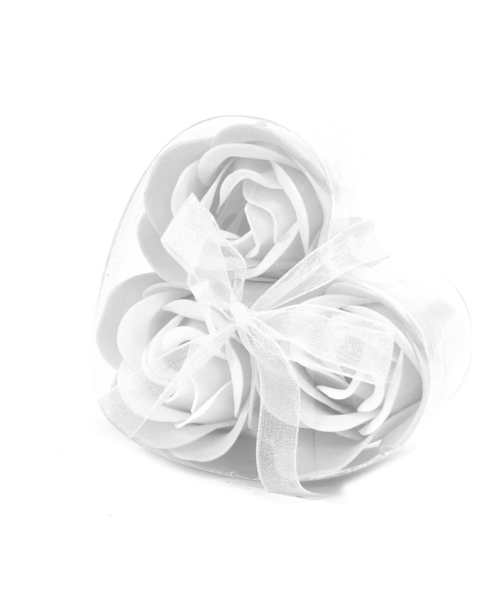 Set de 3 Rosas de Jabón en Caja Corazón para Regalo
