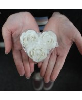 Set de 3 Rosas de Jabón en Caja Corazón para Regalo