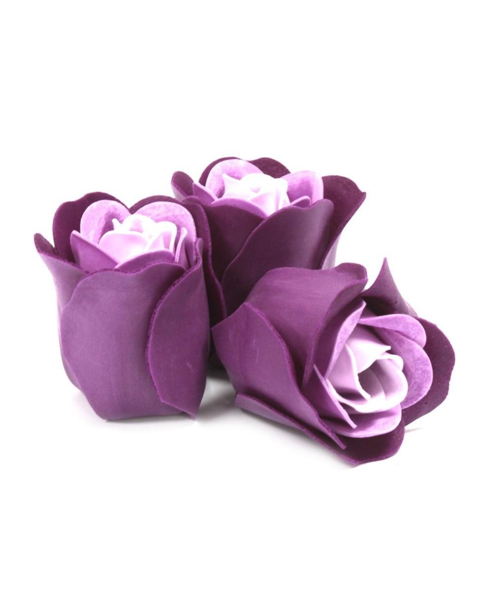 Set de 3 Rosas de Jabón en Caja Corazón para Regalo