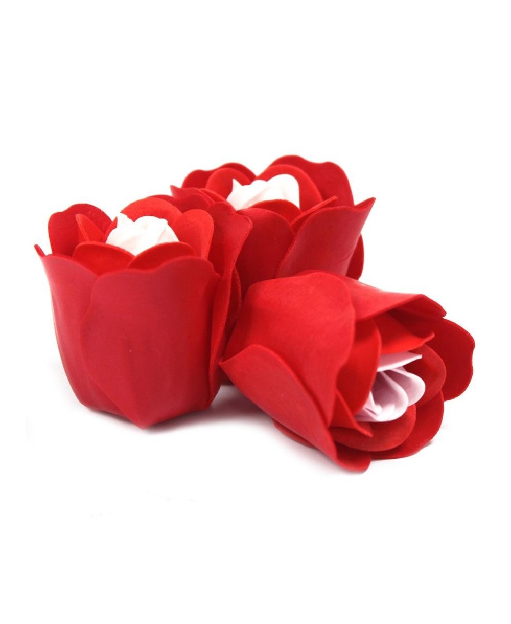 Set de 3 Rosas de Jabón en Caja Corazón para Regalo