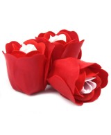 Set de 3 Rosas de Jabón en Caja Corazón para Regalo