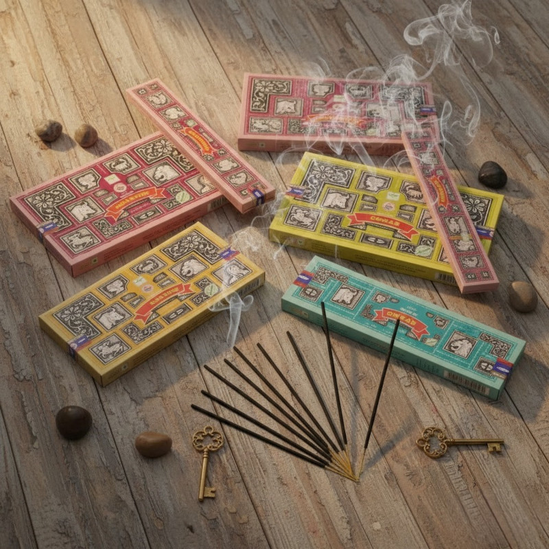 Incienso Satya Super Hit Artesanal disponible en 6 aromas.