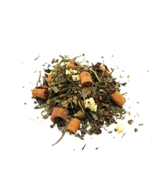 Mezcla de té blanco y té verde con canela 50 g