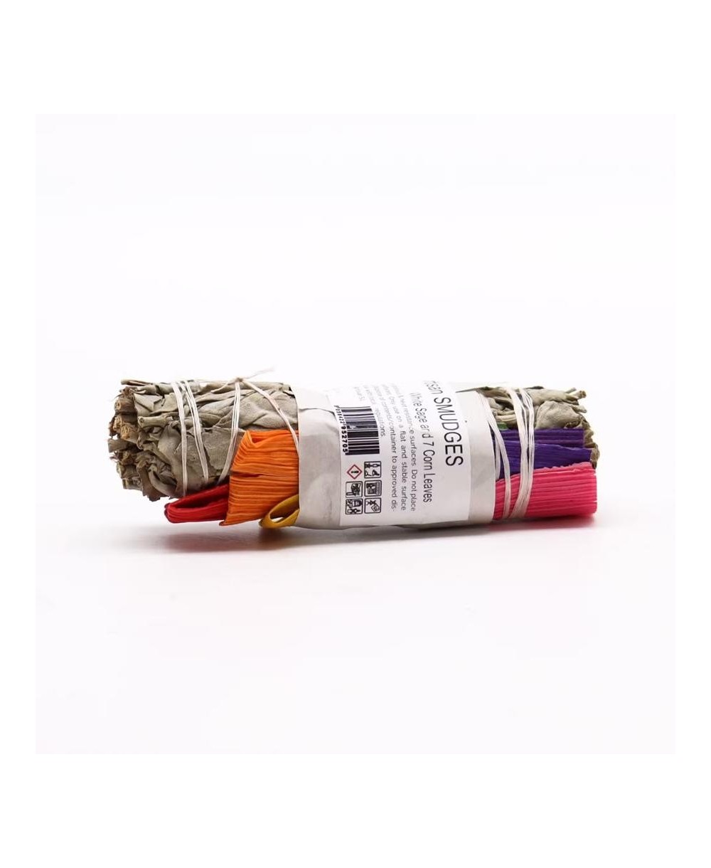 Sahumerio de Salvia Blanca con Hojas de Maíz