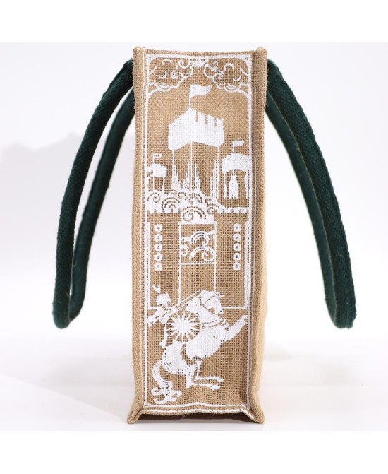 Bolsa de yute ecológica con mensaje