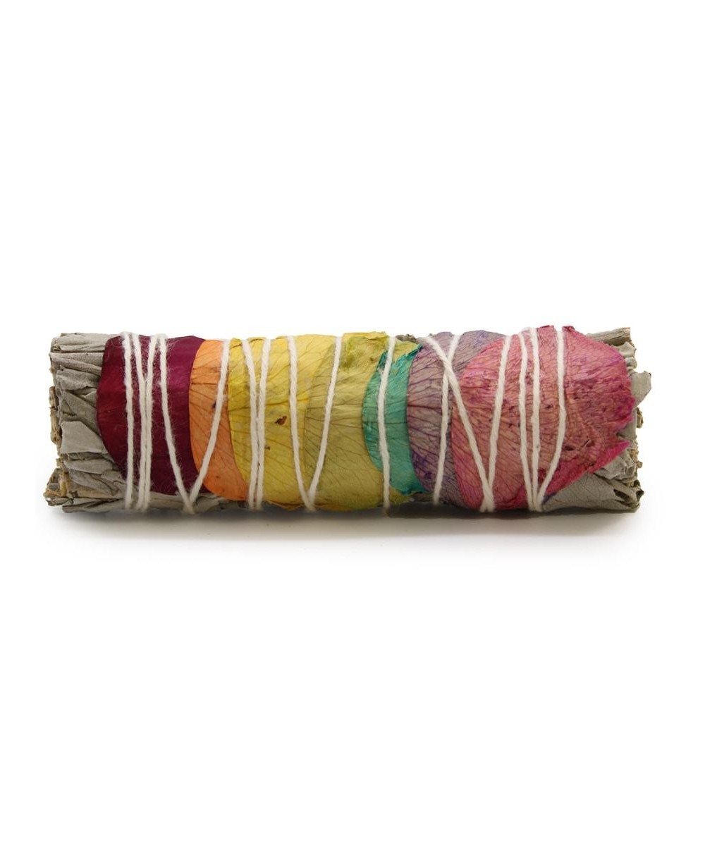 Sahumerio de Salvia Blanca y Pétalos de Rosa 7 chakras