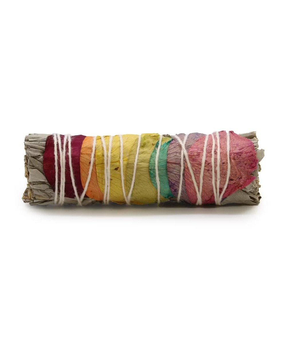 Sahumerio de Salvia Blanca y Pétalos de Rosa 7 chakras