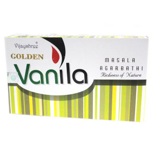 Incienso Artesanal Golden Nag Vainilla ideal para aromatizar espacios.