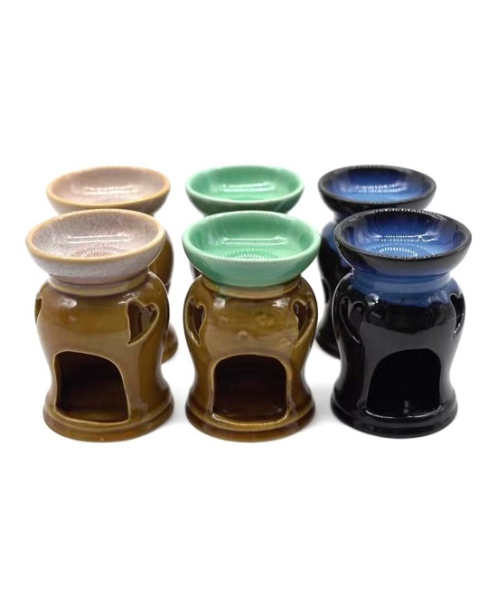 Quemador Corazón para Cera Aromática y Aceites Esenciales