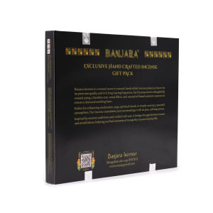 Presentación del Set Incienso Artesanal Banjara Buda.