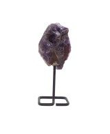Piedra de Amatista Natural con Base Metálica