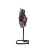 Piedra de Amatista Natural con Base Metálica