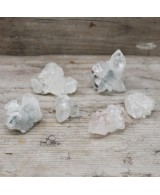 Apofilita Blanca Natural en Bruto | Pack de 6 Racimos
