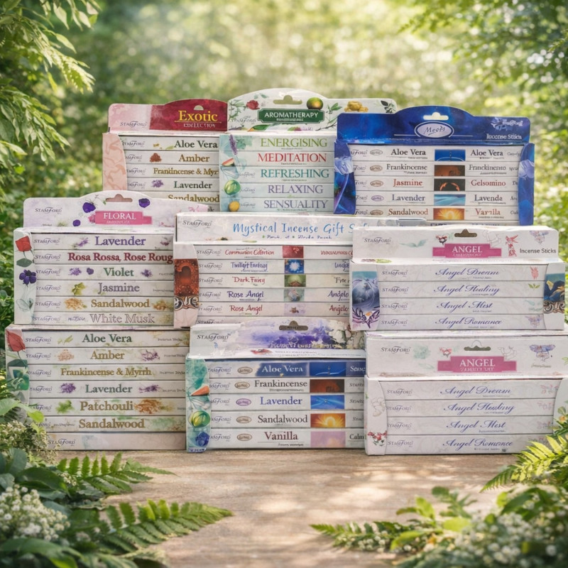 Set de Incienso Natural Stamford varios aromas disponibles.
