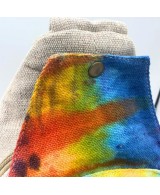Mochila Bandolera de Cáñamo Natural Multicolor