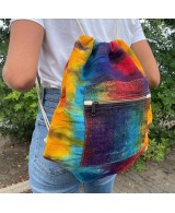 Mochila de Cuerda Bohemia de Cáñamo