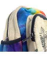 Mochila artesanal de cáñamo y algodón 7 chakras
