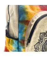 Mochila artesanal multicolor de estilo bohemio
