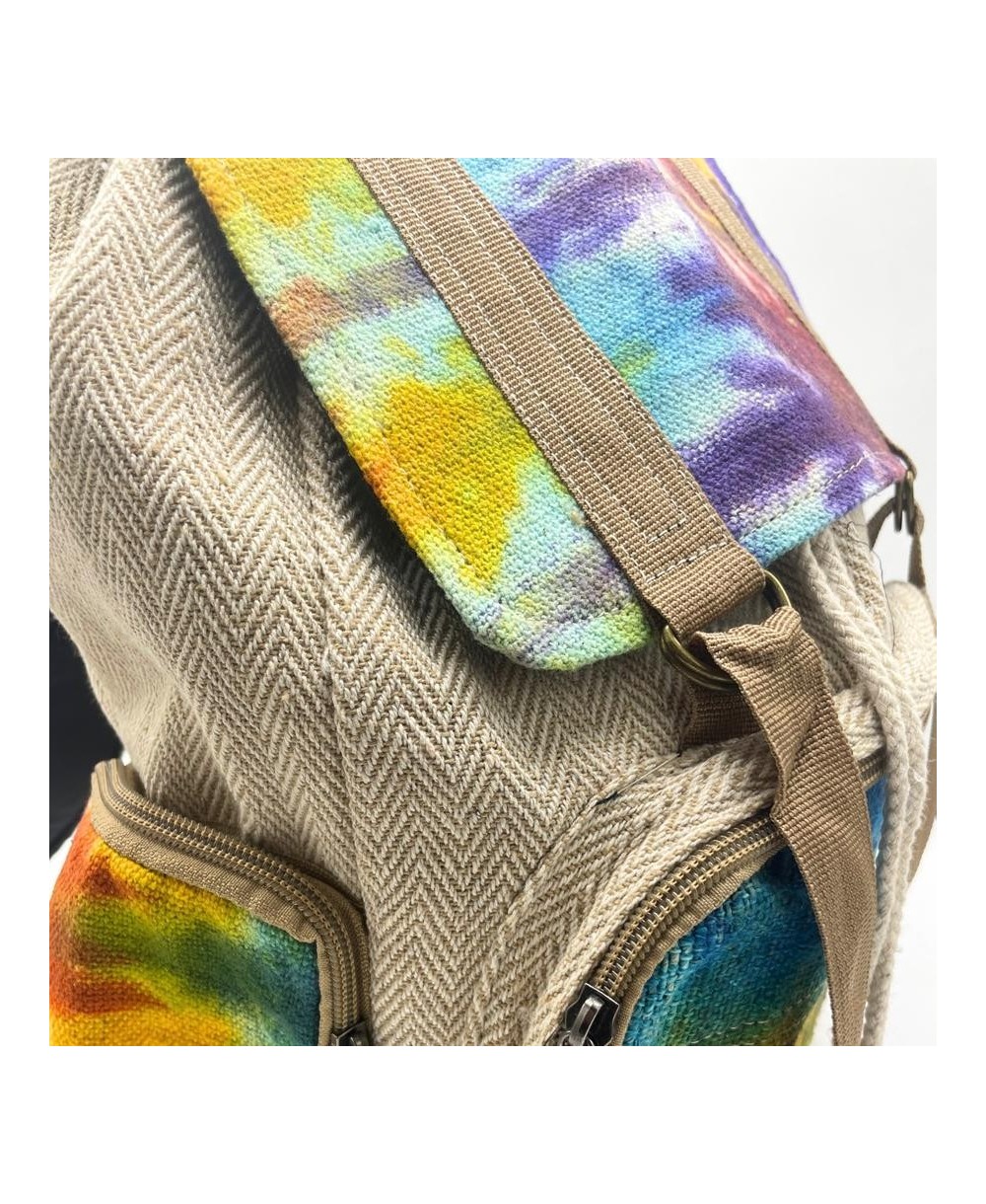 Mochila ecológica grande de cáñamo para uso diario