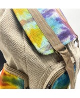 Mochila ecológica grande de cáñamo para uso diario