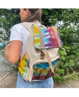 Mochila ecológica grande de cáñamo para uso diario