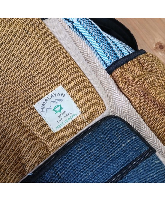Mochila ecológica de gran capacidad con múltiples bolsillos