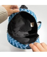 Mochila artesanal de cáñamo y algodón estilo Dhaka
