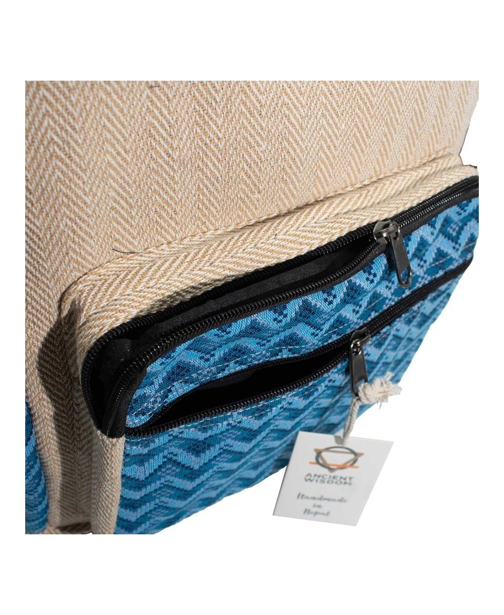 Mochila boho de Katmandú con bolsillo frontal